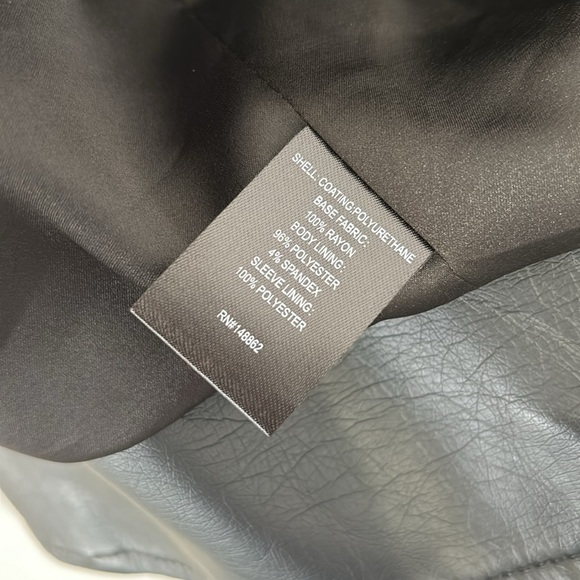 Torrid 1X Faux Leather Moto Jacket Black - Picture 9 of 10